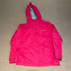 Vineyard vines fleece lined waterproof rain jacket